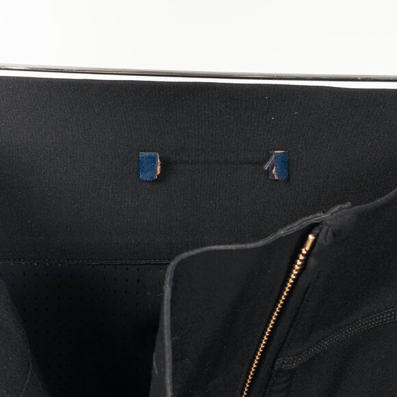 Louis Vuitton Black Stretch Piped Flared Pants - Picture 9 of 9